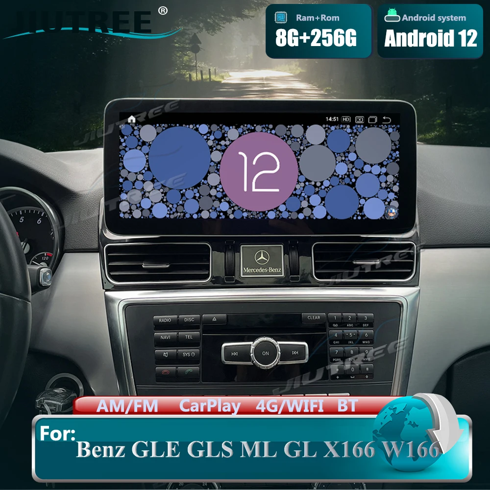 Android 12 Car Radio 8+256GB For Mercedes Benz GLE GLS ML GL X166 W166 Multimedia Player GPS Navigation Google Carplay Autoradio
Android 12 Car Radio 8+256GB For Mercedes Benz GLE GLS ML GL X166 W166 Multimedia Player GPS Navigation Google Carplay Autoradio