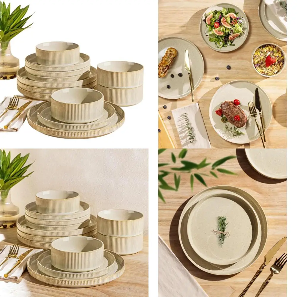 Набор фарфоровой посуды на 4 человека, 12 предметов, тарелки и миски с легким краплением, прочный, духовка, микроволновая печь, можно мыть в посудомоечной машине
Набор фарфоровой посуды на 4 человека, 12 предметов, тарелки и миски с легким краплением, прочный, духовка, микроволновая печь, можно мыть в посудомоечной машине