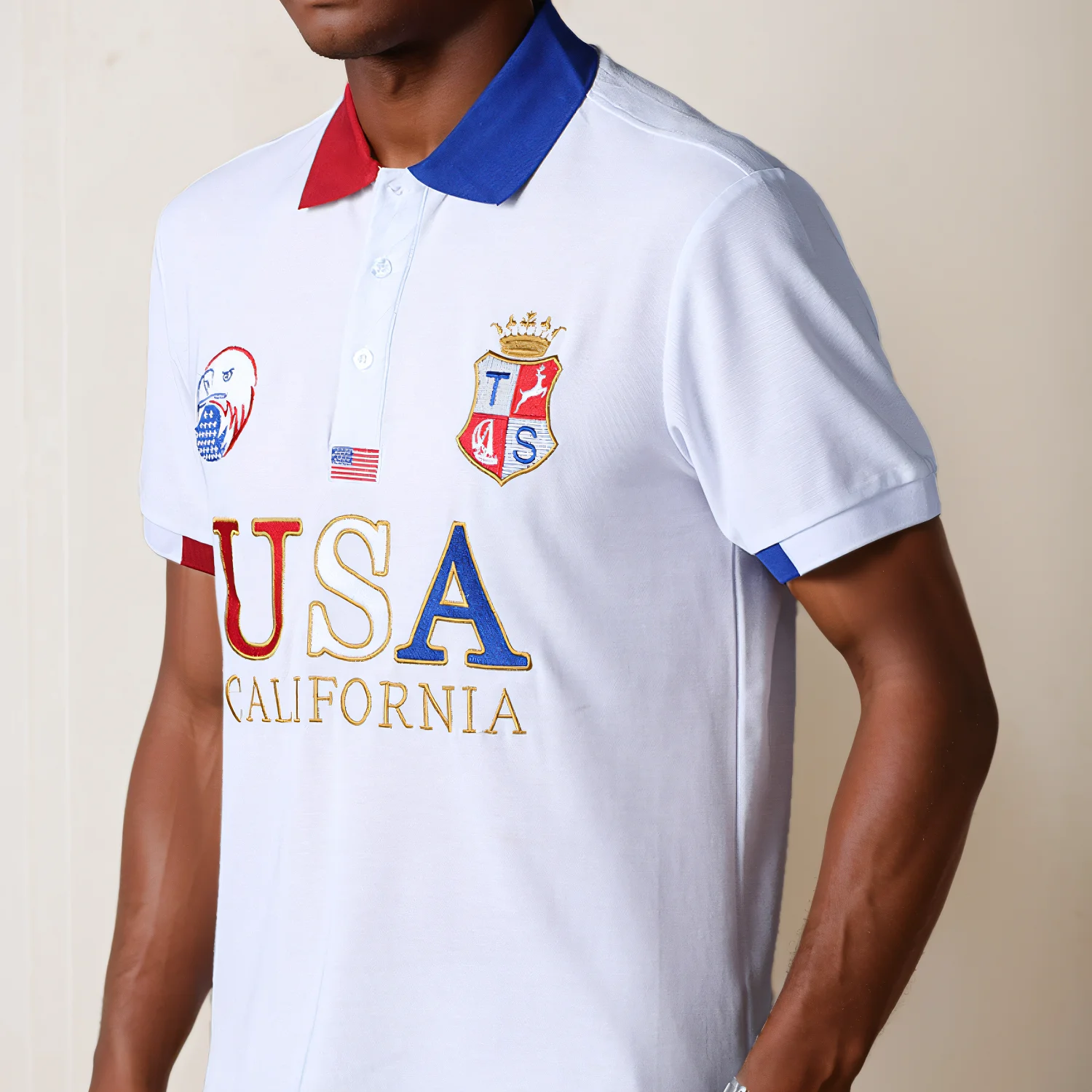 Original US Eagle Polo Shirts for Men Short Sleeve New Summer Sports Male Clothing Buttons POLO T Shirts Plus US Size XS-7XL
Original US Eagle Polo Shirts for Men Short Sleeve New Summer Sports Male Clothing Buttons POLO T Shirts Plus US Size XS-7XL
