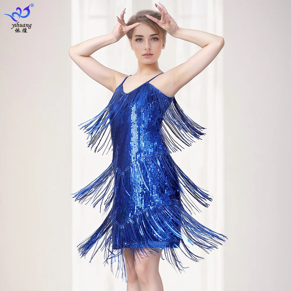 1pcs/lot woman fashion sequin tassel latin dance dress lady spaghettie strap cha cha dance dress
1pcs/lot woman fashion sequin tassel latin dance dress lady spaghettie strap cha cha dance dress