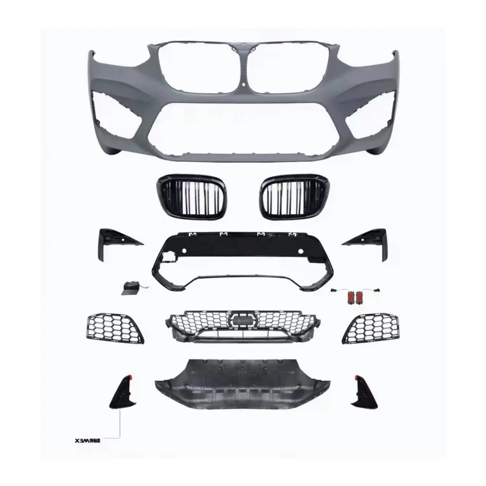 STLF Exterior Body Kit Parts for BMWs X4 G02 2019-2021 to X4M 2022 Include Front Bumper with Grille Rear Diffuser Tail Pipes
STLF Exterior Body Kit Parts for BMWs X4 G02 2019-2021 to X4M 2022 Include Front Bumper with Grille Rear Diffuser Tail Pipes
