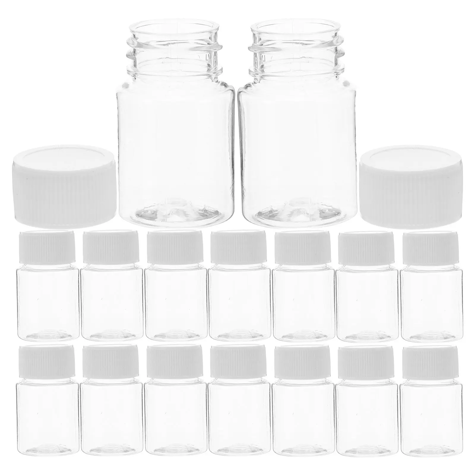 20Pcs Clear Small Plastic Vials 15Ml Wide Mouth with Tight Sealing Lids Portable Pill Holder Dispenser for
20Pcs Clear Small Plastic Vials 15Ml Wide Mouth with Tight Sealing Lids Portable Pill Holder Dispenser for