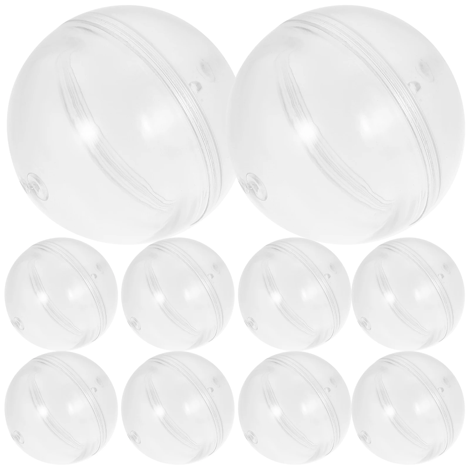 10 Pcs Capsules Shell Vending Machine Empty Clear-colored Round Transparent Gumball Office
10 Pcs Capsules Shell Vending Machine Empty Clear-colored Round Transparent Gumball Office