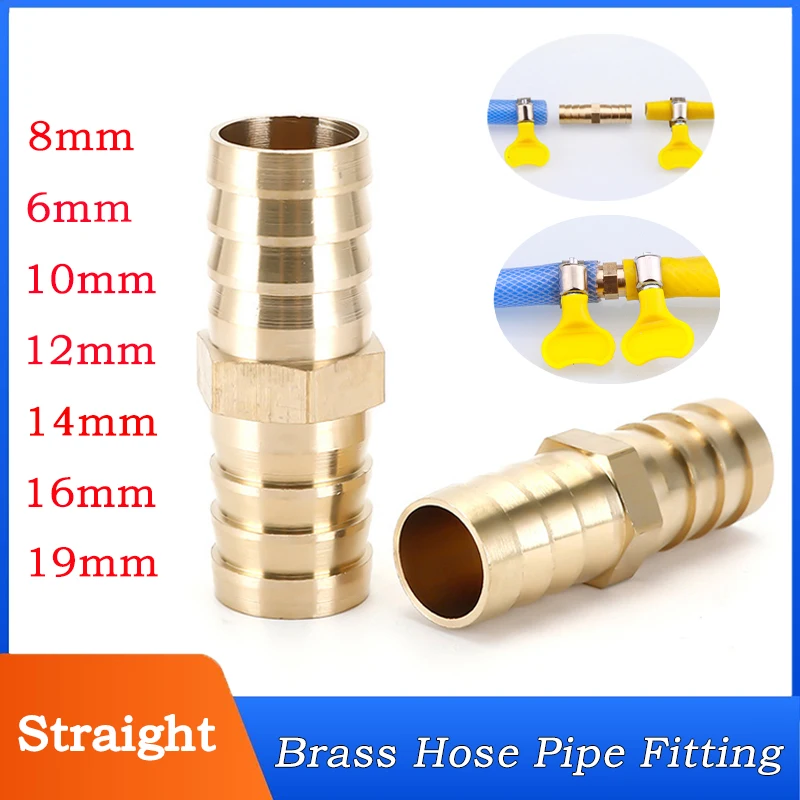 6/8/10/12/14/16/19mm Straight Brass Pagoda Joint Brass Hose Pipe Fitting Barbed Connector Joint Air Water Oil Coupler Adapter
6/8/10/12/14/16/19mm Straight Brass Pagoda Joint Brass Hose Pipe Fitting Barbed Connector Joint Air Water Oil Coupler Adapter