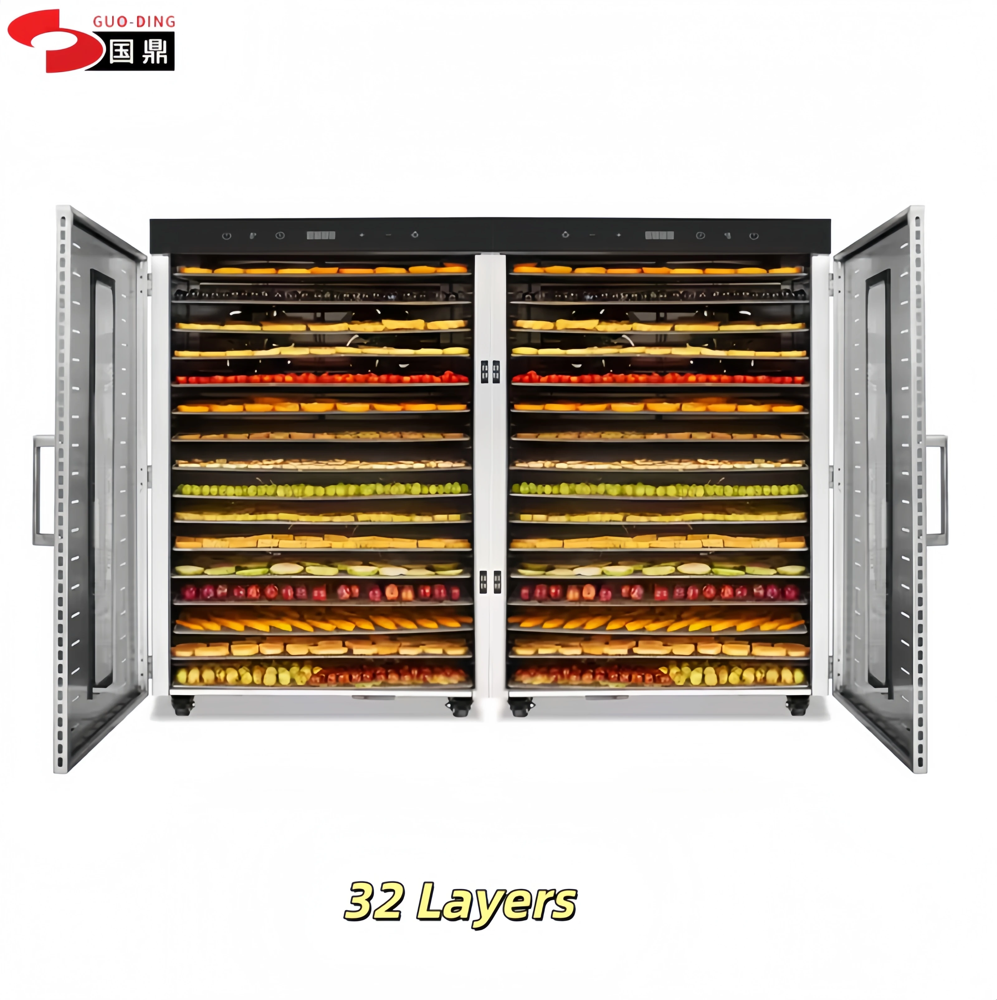 32Layers Stainless Steel Dryer Food Drying Machine Industrial Fruit Dehydrator Dehydrated Fruits Vegetables Jerky Machine
32Layers Stainless Steel Dryer Food Drying Machine Industrial Fruit Dehydrator Dehydrated Fruits Vegetables Jerky Machine
