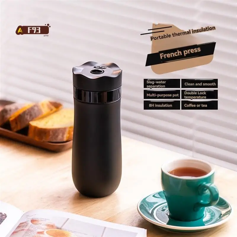 AF93-Portable French Press Travel Coffee Maker Double Walled Stainles Steel Vacuum Insulated Coffee Maker&Tea Maker 320ML
AF93-Portable French Press Travel Coffee Maker Double Walled Stainles Steel Vacuum Insulated Coffee Maker&Tea Maker 320ML