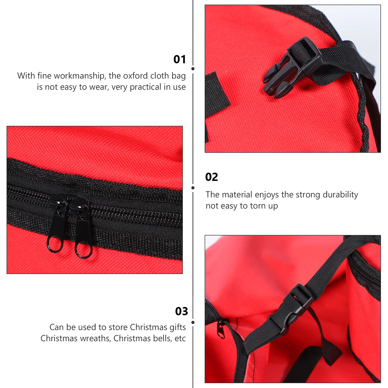 1Pcs Christmas Wreath Organizer Oxford Cloth Storage Bag Double Layer Round Garland Holder Gift Packing
1Pcs Christmas Wreath Organizer Oxford Cloth Storage Bag Double Layer Round Garland Holder Gift Packing