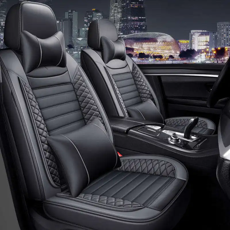 Comfortable Pillows Perfect Fit for Sedan Seats 3D Universal Faux Leather Car Seat Covers Scratch-Resistant Proof With
Comfortable Pillows Perfect Fit for Sedan Seats 3D Universal Faux Leather Car Seat Covers Scratch-Resistant Proof With