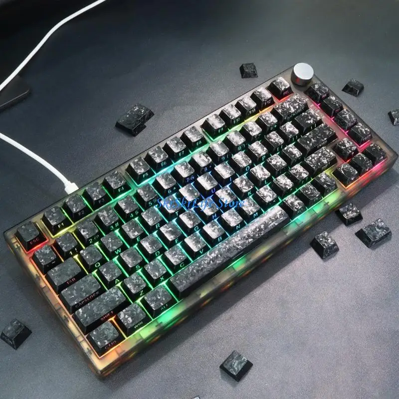 E65E 140 PBT Carbon Fiber Texture Keycaps Side Printed For Mechanical Keyboard
E65E 140 PBT Carbon Fiber Texture Keycaps Side Printed For Mechanical Keyboard