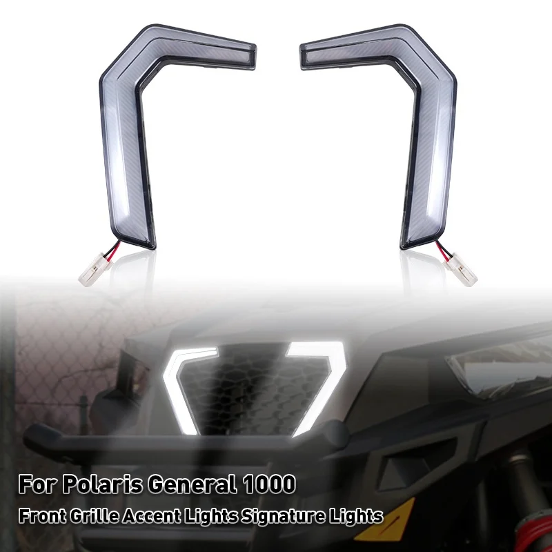 Auto lighting system Front Grille Accent Lights with turn signal light and DRL for Polaris General 1000 2016-2023
Auto lighting system Front Grille Accent Lights with turn signal light and DRL for Polaris General 1000 2016-2023