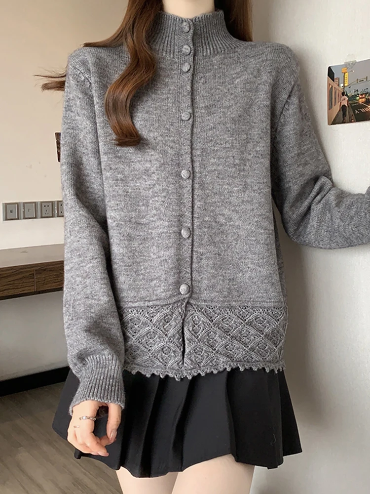 Универсальный длинный вязаный свитер большого размера для женщин, осенне-зимний, модный, свободный, базовый, повседневный, стильный...
Универсальный длинный вязаный свитер большого размера для женщин, осенне-зимний, модный, свободный, базовый, повседневный, стильный...