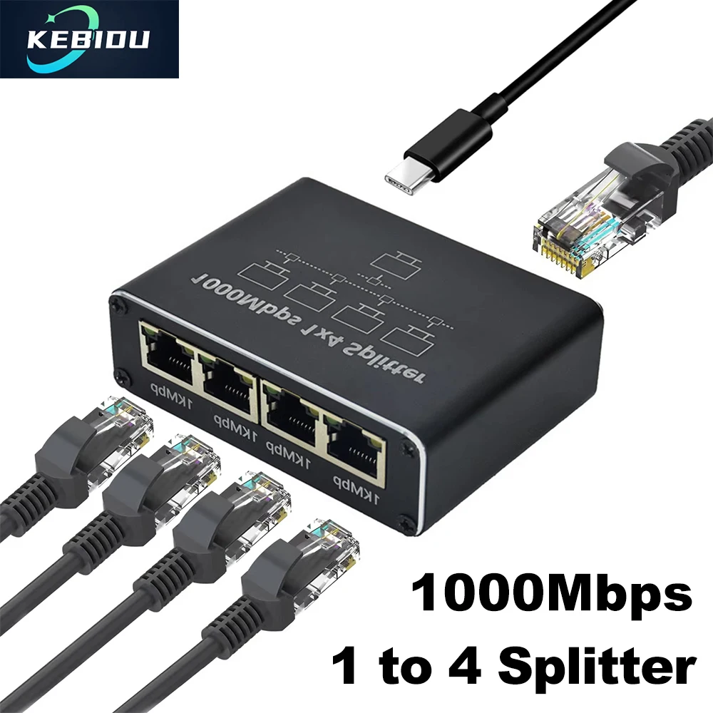 Гигабитный Ethernet-сплиттер от 1 до 2/3/4, 1000 Мбит/с RJ45 LAN, интернет-сплиттер для компьютера/ступицы/переключателя/маршрутизатора/приставки для телеприставки/цифрового телевидения
Гигабитный Ethernet-сплиттер от 1 до 2/3/4, 1000 Мбит/с RJ45 LAN, интернет-сплиттер для компьютера/ступицы/переключателя/маршрутизатора/приставки для телеприставки/цифрового телевидения