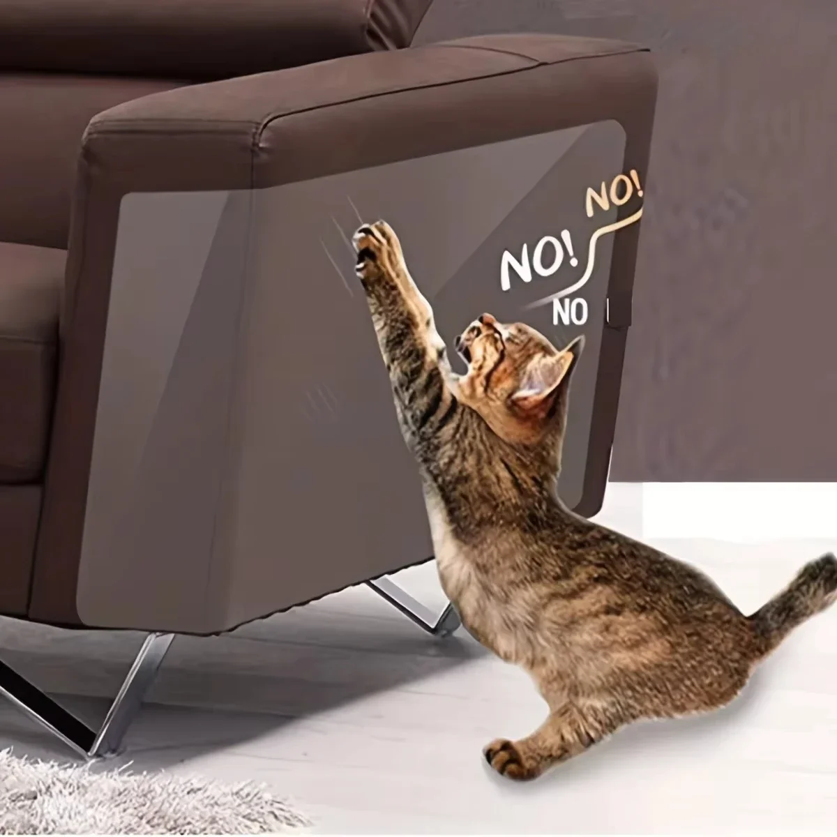 5 Pcs Large Cat Scratch Furniture Protector, Transparent Couch Protector from Cat Claws, Anti Pet Deterrent Sofa Cover
5 Pcs Large Cat Scratch Furniture Protector, Transparent Couch Protector from Cat Claws, Anti Pet Deterrent Sofa Cover