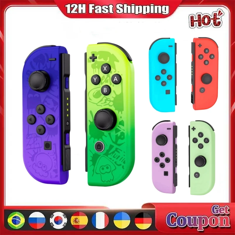 Joy con wireless Switch Control Joycon Controller with Dual Vibration Joystick Gamepad For switch video game consoles Accessorie
Joy con wireless Switch Control Joycon Controller with Dual Vibration Joystick Gamepad For switch video game consoles Accessorie
