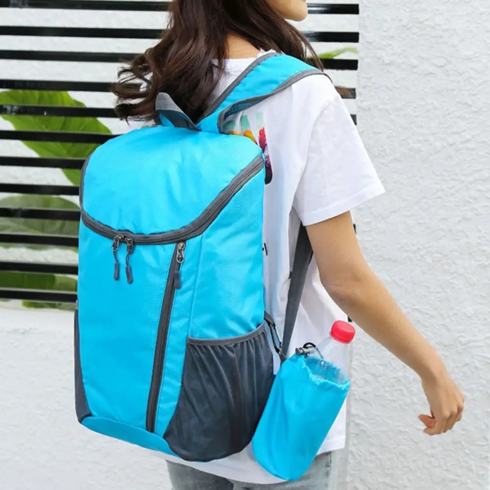 Large Capacity 20L Sports Pack Lightweight Foldable Outdoor Travel Backpack with Bottle Holder Waterproof 
Large Capacity 20L Sports Pack Lightweight Foldable Outdoor Travel Backpack with Bottle Holder Waterproof