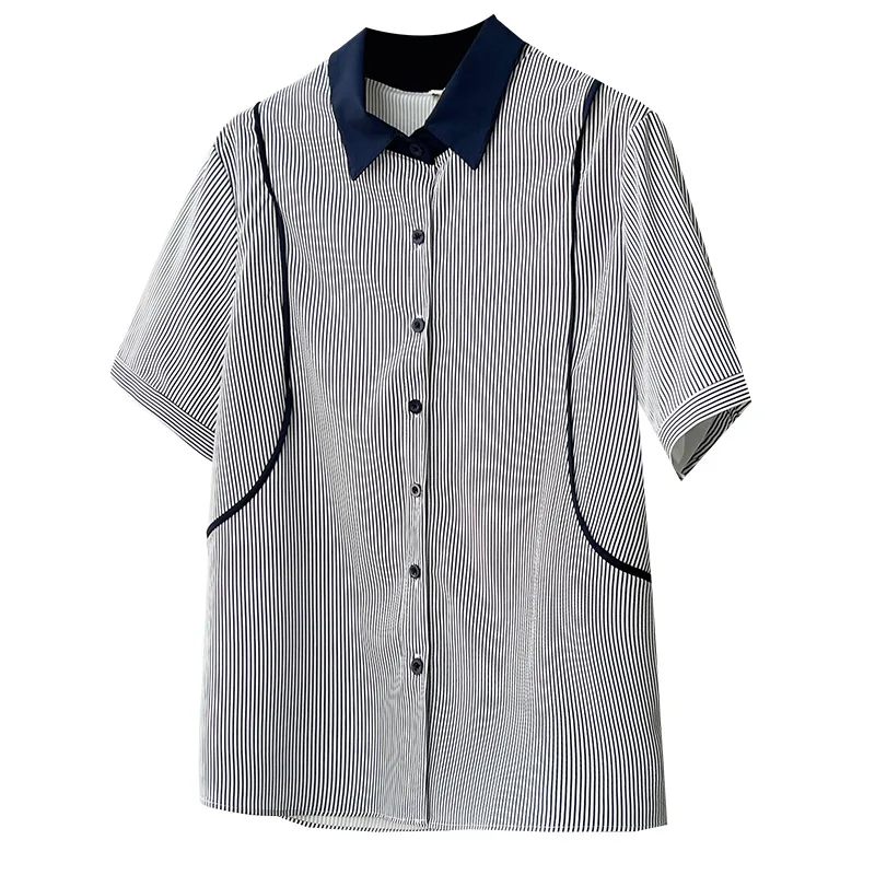 2026 Summer Plus Size Color Block Spliced Open Blouse Short Sleeve Fashion Daily Shirt Curvy Ladies 2621
2026 Summer Plus Size Color Block Spliced Open Blouse Short Sleeve Fashion Daily Shirt Curvy Ladies 2621