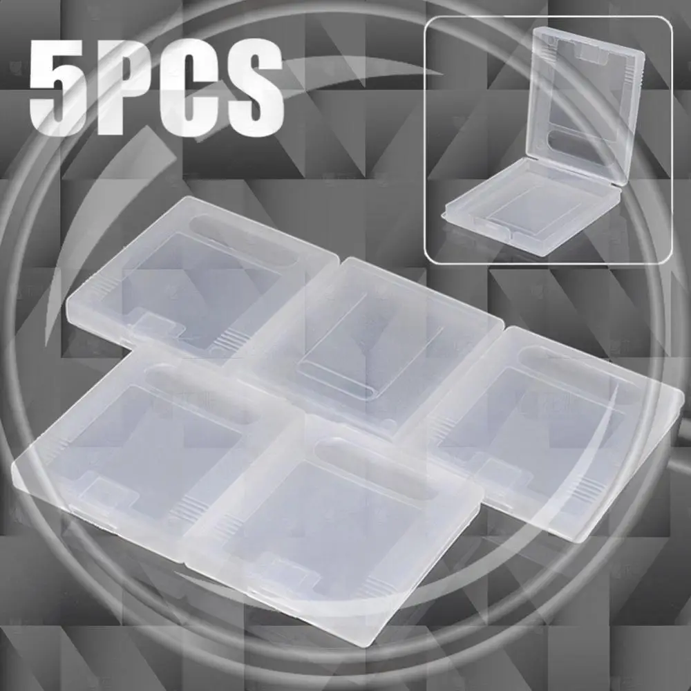 5Pcs Plastic Game Card Cartridge Cases Dust Cover Transparent Anti Dust Cover for Game Color Pocket GBC GBP
5Pcs Plastic Game Card Cartridge Cases Dust Cover Transparent Anti Dust Cover for Game Color Pocket GBC GBP