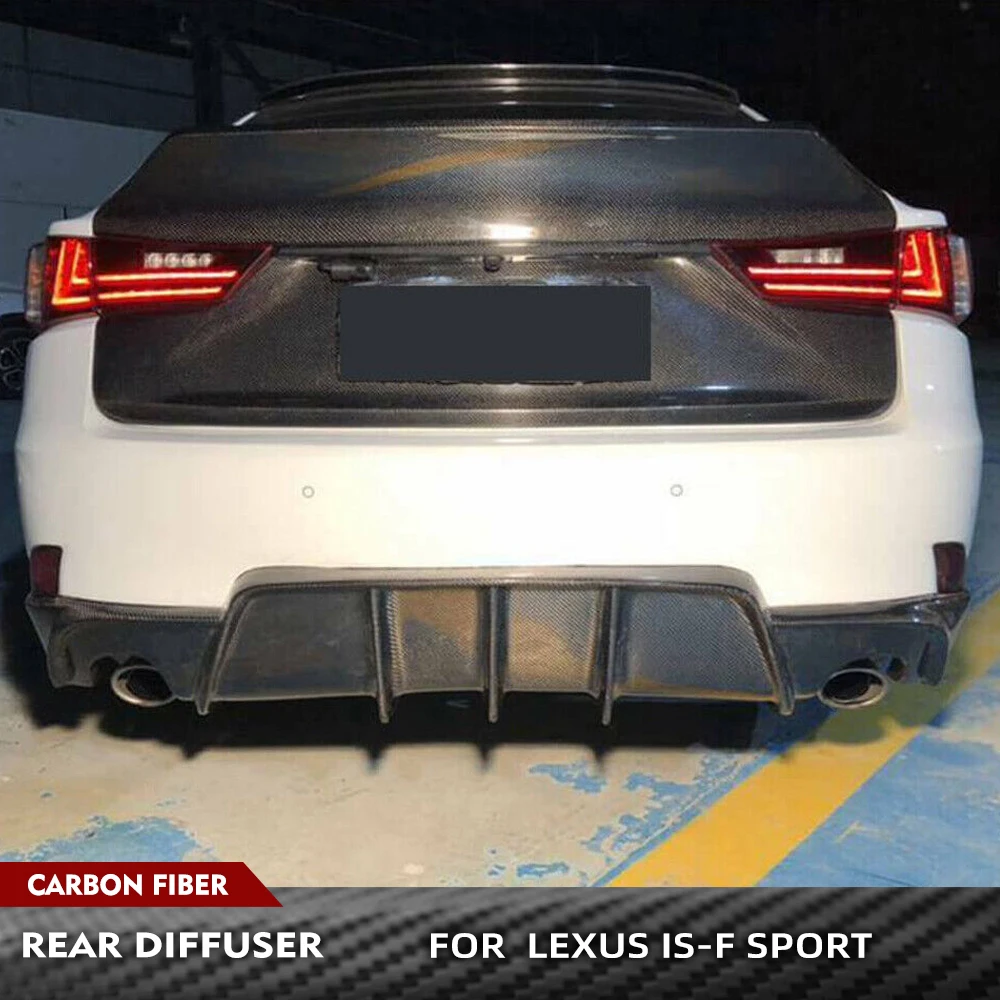 Carbon Fiber / FRP Car Rear Bumper Diffuser Lip Spoiler Guard for Lexus IS-F IS250 IS300 IS350 2013-2016 Rear Racing Body Kit
Carbon Fiber / FRP Car Rear Bumper Diffuser Lip Spoiler Guard for Lexus IS-F IS250 IS300 IS350 2013-2016 Rear Racing Body Kit