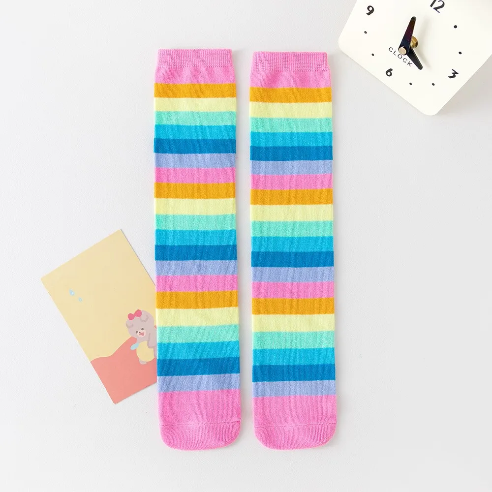 Rainbow Striped Socks and Knee Socks Children's Autumn and Winter Party Performance Calf Socks rainbow stripes Socks
Rainbow Striped Socks and Knee Socks Children's Autumn and Winter Party Performance Calf Socks rainbow stripes Socks
