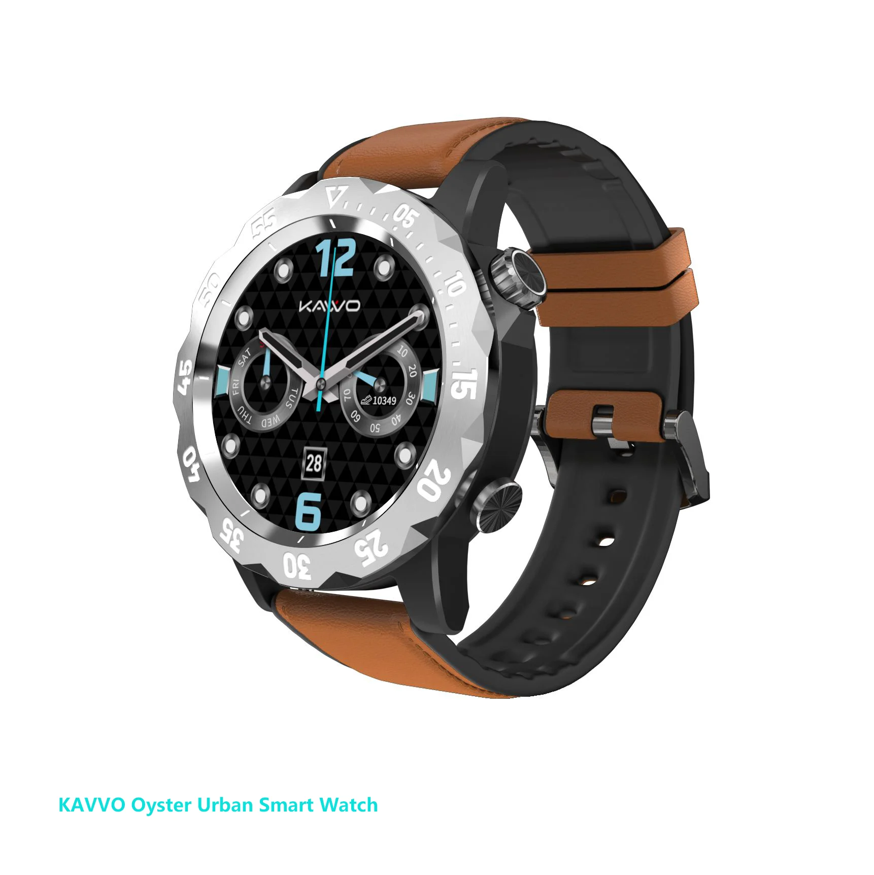 KAVVO Oyster Urban Luminous 20+ Sports Modes Bluetooth Phone Call Smart Watch With Mechanical Rotating Bezel 1.32inch Gray
KAVVO Oyster Urban Luminous 20+ Sports Modes Bluetooth Phone Call Smart Watch With Mechanical Rotating Bezel 1.32inch Gray