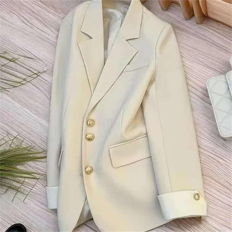 2025 New Blazer Suit Jacket for Women Spring Autumn High-End Feeling Versatile Suitc Fashion And Simple Multi Color Top For Wome
2025 New Blazer Suit Jacket for Women Spring Autumn High-End Feeling Versatile Suitc Fashion And Simple Multi Color Top For Wome