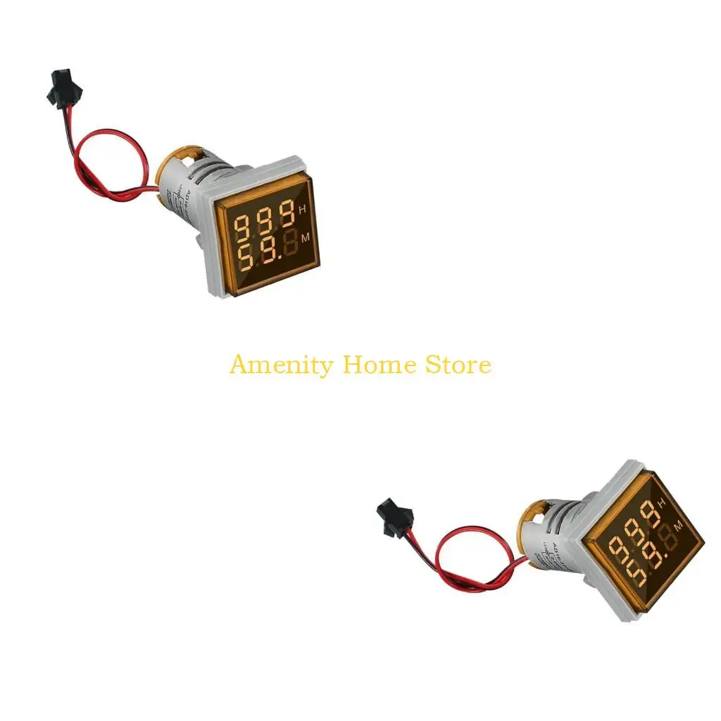 F26C High Accuracy double Display Timer Small LED Hour Meter with Flame Retardant Casing Simple to Operate for Industrial Use
F26C High Accuracy double Display Timer Small LED Hour Meter with Flame Retardant Casing Simple to Operate for Industrial Use