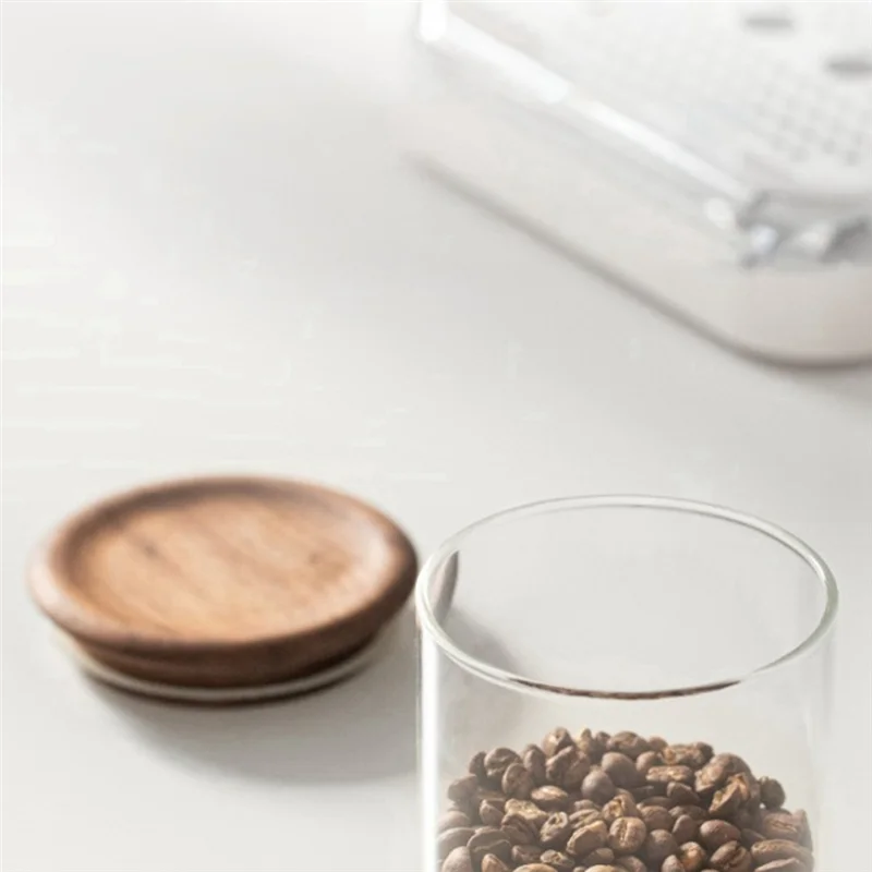 Glass Food Grade Sealed Jar With Wooden Lid For Commercial Kitchen Storage, Japanese Style Sealed Storage Jar-Y78A
Glass Food Grade Sealed Jar With Wooden Lid For Commercial Kitchen Storage, Japanese Style Sealed Storage Jar-Y78A