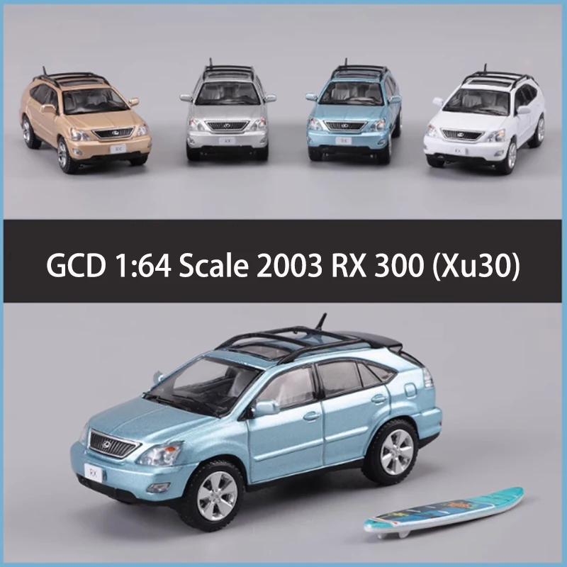 GCD 1:64 Scale 2003 RX 300 (Xu30) Diecast Alloy Car Model Collection Souvenir Static Display Ornaments Vehicle Gift
GCD 1:64 Scale 2003 RX 300 (Xu30) Diecast Alloy Car Model Collection Souvenir Static Display Ornaments Vehicle Gift