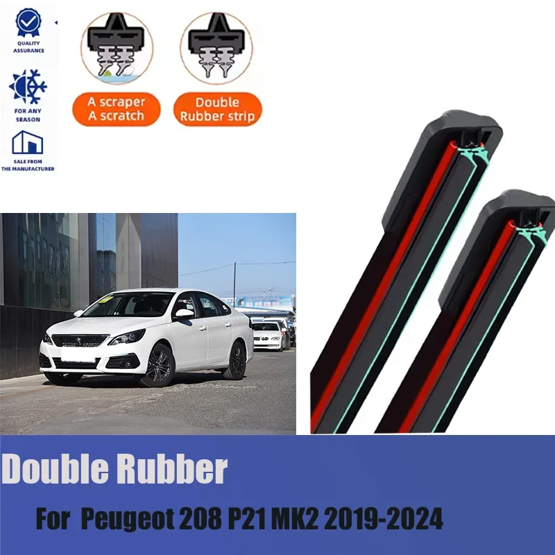 Front Rear Wiper Blades For Peugeot 208 P21 MK2 2019-2024 2020 2021 2022 2023 Windshield Windscreen 24''16''12" Accessories
Front Rear Wiper Blades For Peugeot 208 P21 MK2 2019-2024 2020 2021 2022 2023 Windshield Windscreen 24''16''12" Accessories