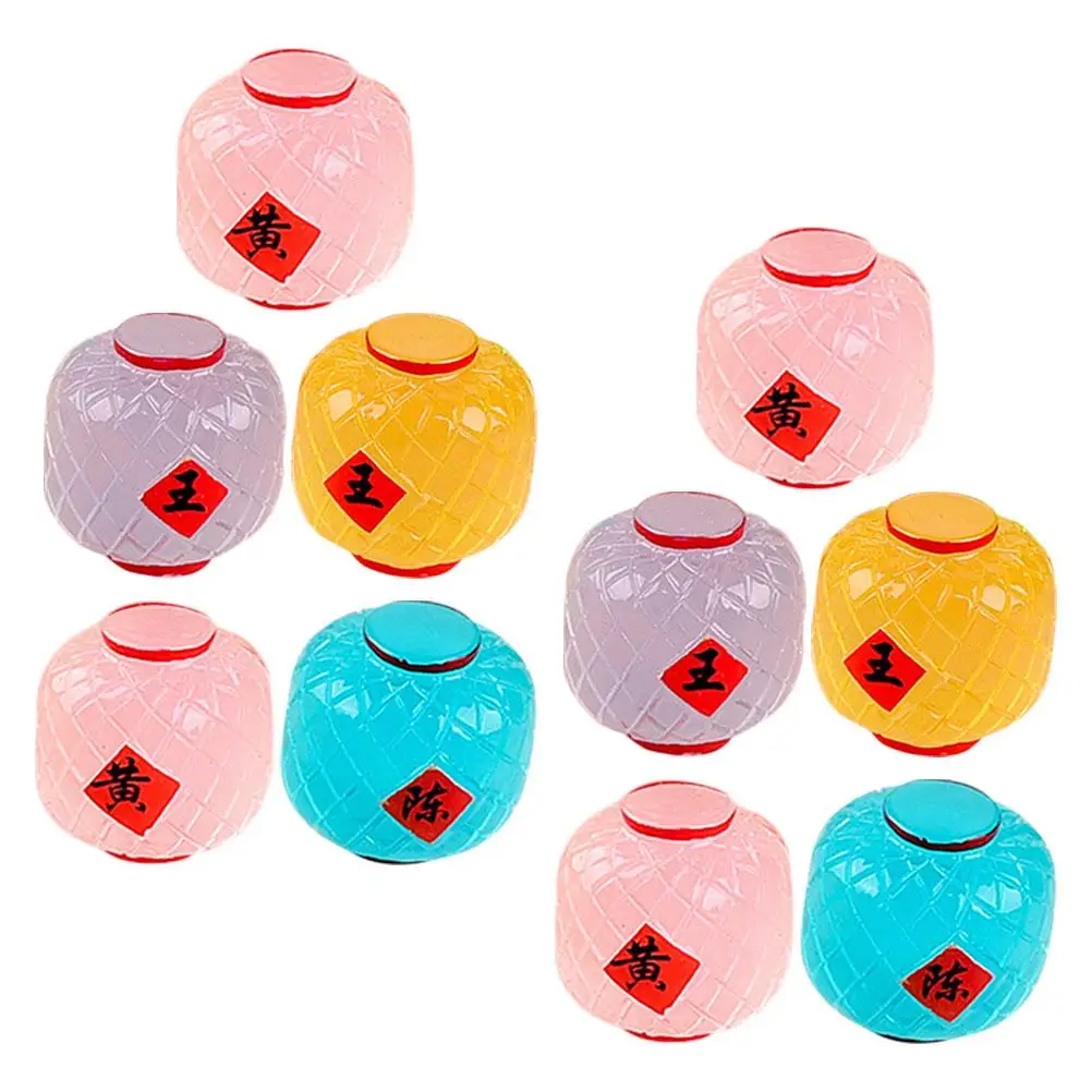 10 Pcs Glow Surname Lanterns Mini Resin Decorations Reusable Lantern Statues For Home Round Mixed Colors Home Office Sculptures
10 Pcs Glow Surname Lanterns Mini Resin Decorations Reusable Lantern Statues For Home Round Mixed Colors Home Office Sculptures