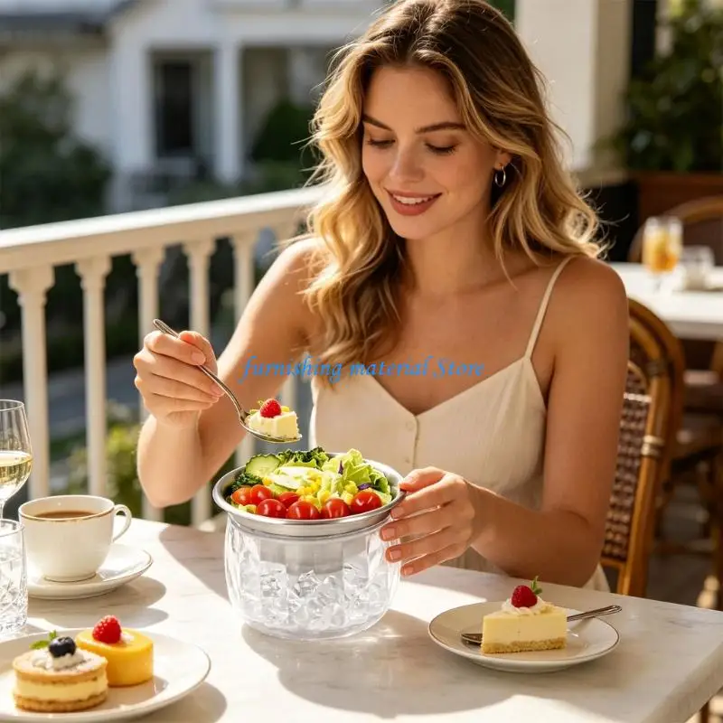 Y5GD Functional Chilling Serving Dish With Detachable Ice Zone For Appetizers Dips And Snacks
Y5GD Functional Chilling Serving Dish With Detachable Ice Zone For Appetizers Dips And Snacks