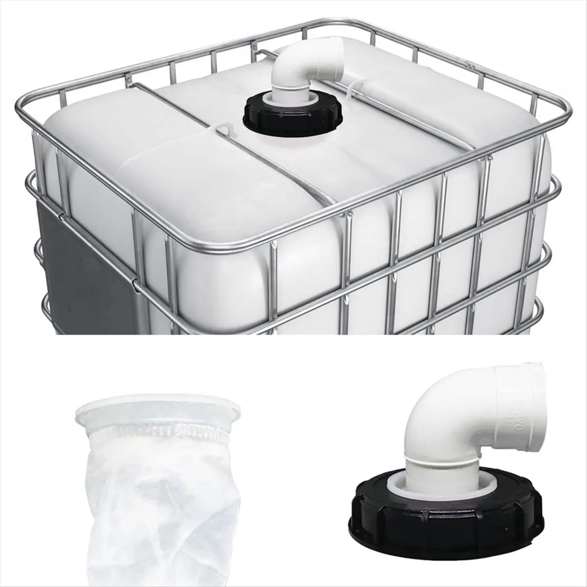 ABUA IBC Cover Filter 165mm 90° Ton Cover with Nylon Washable IBC Tank Cover Filter to Mount on IBC Container Rainwater Tank
ABUA IBC Cover Filter 165mm 90° Ton Cover with Nylon Washable IBC Tank Cover Filter to Mount on IBC Container Rainwater Tank