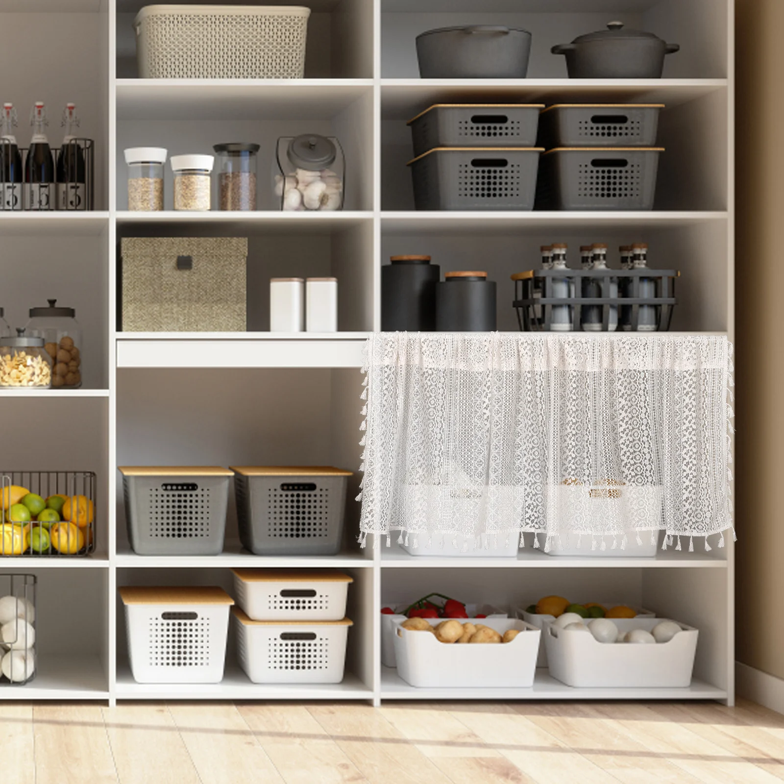 Lace Crochet Valance Short Sheer Hollow Curtain Tassels Kitchen Window Farmhouse Style Window Valance
Lace Crochet Valance Short Sheer Hollow Curtain Tassels Kitchen Window Farmhouse Style Window Valance