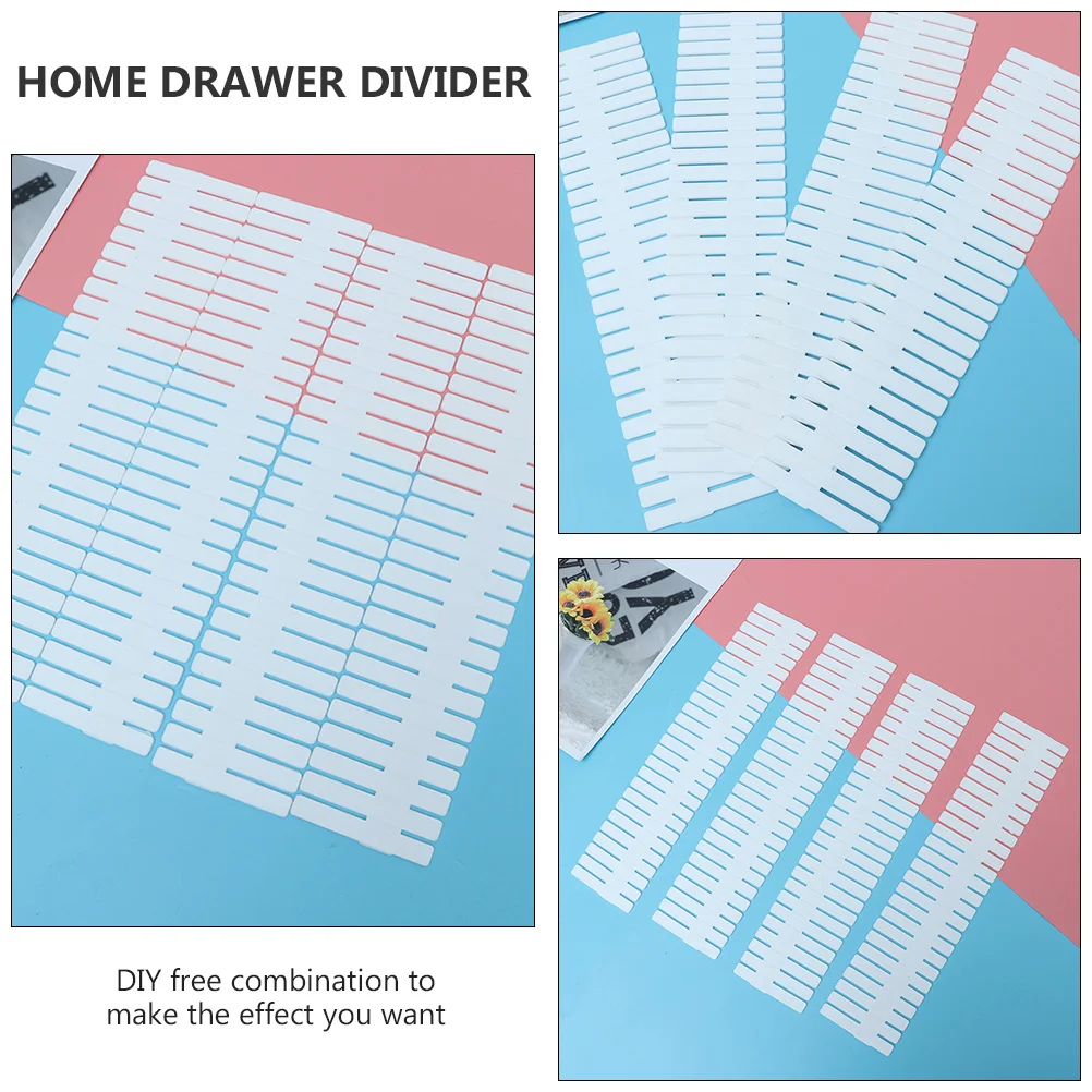 20Pcs Plastic Drawer Divider Adjustable Separator Free Combination Clips for Home Storage Organizer Drawer Partition
20Pcs Plastic Drawer Divider Adjustable Separator Free Combination Clips for Home Storage Organizer Drawer Partition