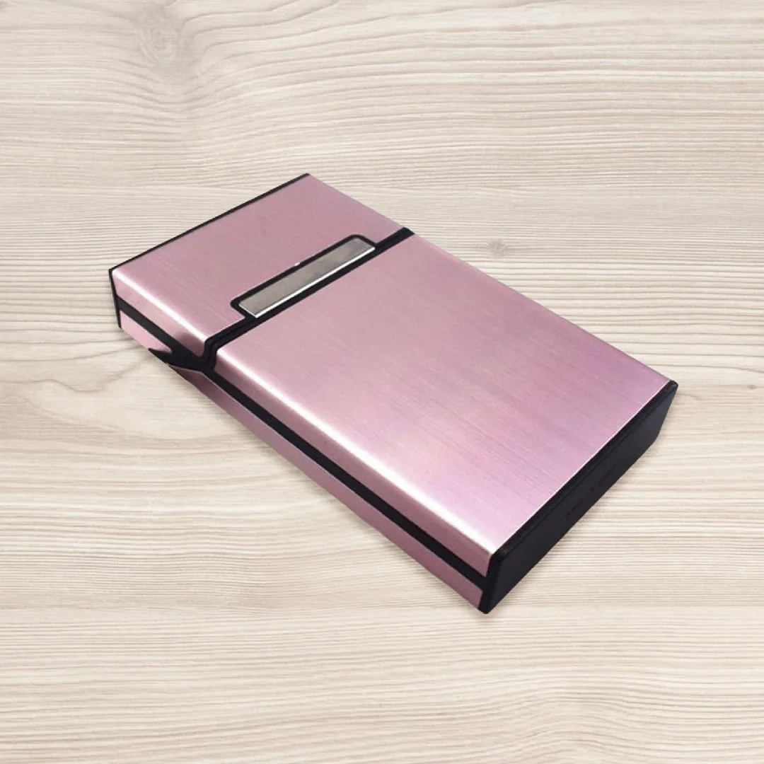 Women's Aluminum Alloy Cigarette Case Waterproof Metal Cigarette Holder Box Gifts for Father Husband Brothers
Women's Aluminum Alloy Cigarette Case Waterproof Metal Cigarette Holder Box Gifts for Father Husband Brothers