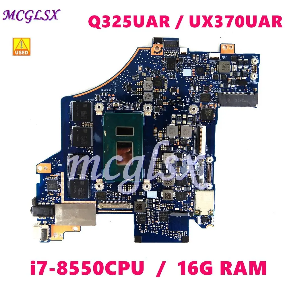 UX370U i7-8550CPU 16GB RAM Mainboard REV2.0 For Asus Q325UAR UX370UAR Laptop Motherboard Tested Used
UX370U i7-8550CPU 16GB RAM Mainboard REV2.0 For Asus Q325UAR UX370UAR Laptop Motherboard Tested Used