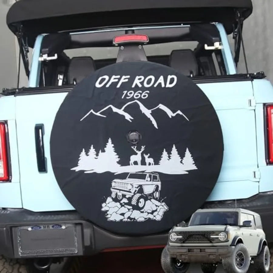32 Inch Spare Tire Cover Wheel Protectors Fit 2021 2022 Ford Bronco 2/4 Door Ford Bronco Spare Tire Cover Weatherproof Dust-Pro
32 Inch Spare Tire Cover Wheel Protectors Fit 2021 2022 Ford Bronco 2/4 Door Ford Bronco Spare Tire Cover Weatherproof Dust-Pro