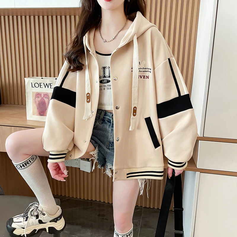 Baseball Jackets Woman Green Womens Spring Cute Printed Windbreaker Embroidered Lady's Splice Bomber Waistband Soft-Shell Buckle
Baseball Jackets Woman Green Womens Spring Cute Printed Windbreaker Embroidered Lady's Splice Bomber Waistband Soft-Shell Buckle