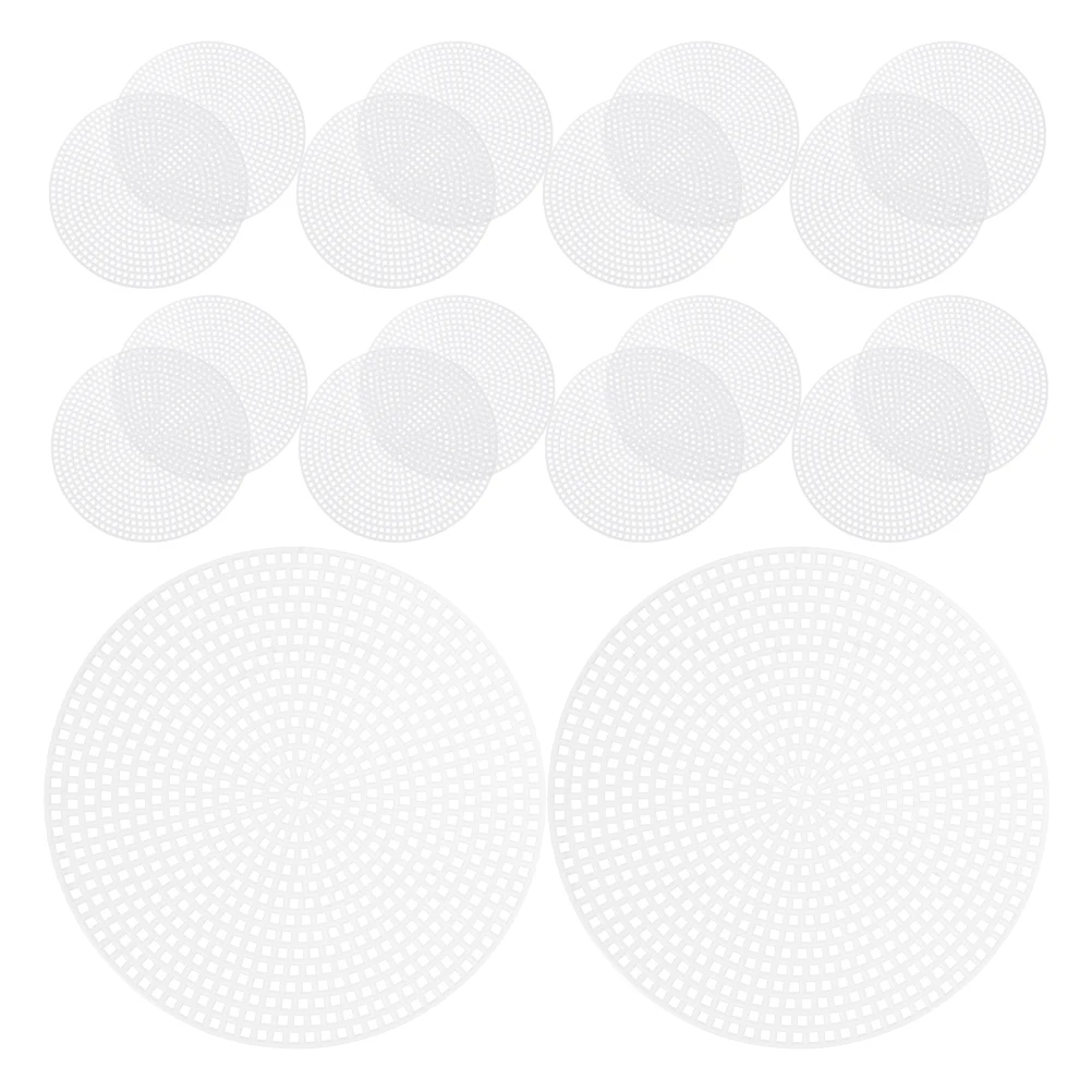 20 Pcs Circular Cross Stitch Grid Plastic Canvas Kit Embroidery White Round Mesh Sheets DIY Projects Sewing Craft Plastic Canvas
20 Pcs Circular Cross Stitch Grid Plastic Canvas Kit Embroidery White Round Mesh Sheets DIY Projects Sewing Craft Plastic Canvas