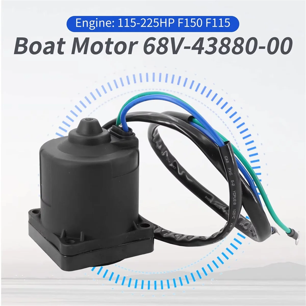 QUAI-ITTilt Trimmer Motor for Yamaha Outboard Motor Parts 68V-43880-04-00 68V-43880-00-00 64E-43880-01-00 /
QUAI-ITTilt Trimmer Motor for Yamaha Outboard Motor Parts 68V-43880-04-00 68V-43880-00-00 64E-43880-01-00 /
