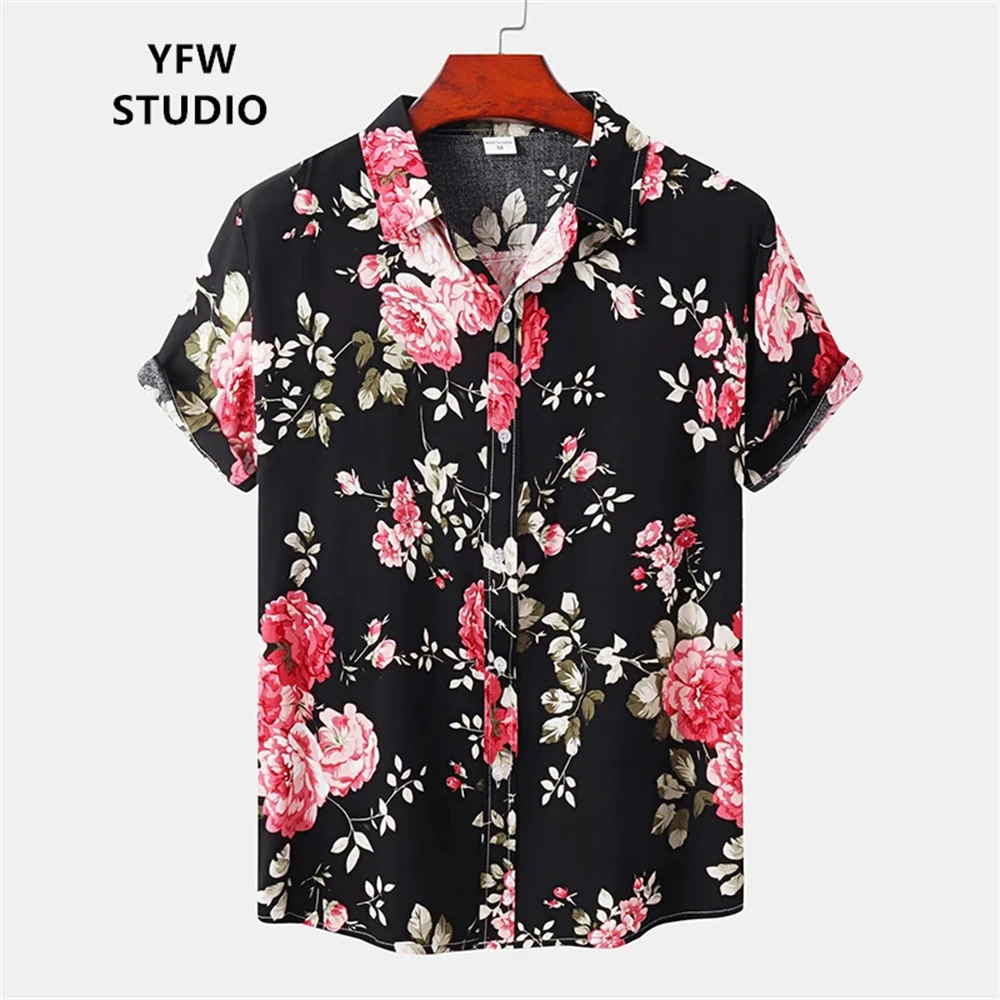 Hawaiian Men's Shirts 3D Flower Pattern Print Y2k Tops Outdoor Fashion Beach Casual Oversized Short Sleeved T-Shirt Streetwear
Hawaiian Men's Shirts 3D Flower Pattern Print Y2k Tops Outdoor Fashion Beach Casual Oversized Short Sleeved T-Shirt Streetwear