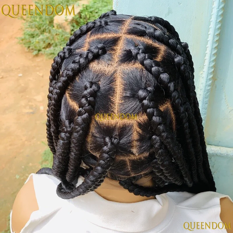 36" Synthetic Lace Front Wigs for Women Cornrow Braided Wigs Big Square Knotless Box Braiding Wig
36" Synthetic Lace Front Wigs for Women Cornrow Braided Wigs Big Square Knotless Box Braiding Wig