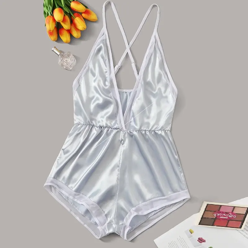 Sexy Sling OnePiece Pajamas New Arrivals Lingerie Sleepwear Comfortable Home Clothes Women's Underwear Soft Fabric
Sexy Sling OnePiece Pajamas New Arrivals Lingerie Sleepwear Comfortable Home Clothes Women's Underwear Soft Fabric
