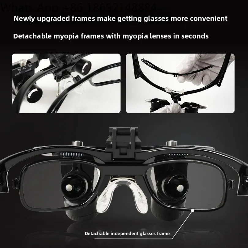 Spot quick hair 5 times corner magnifying glass removable myopia frame with 5W LED headlight
Spot quick hair 5 times corner magnifying glass removable myopia frame with 5W LED headlight