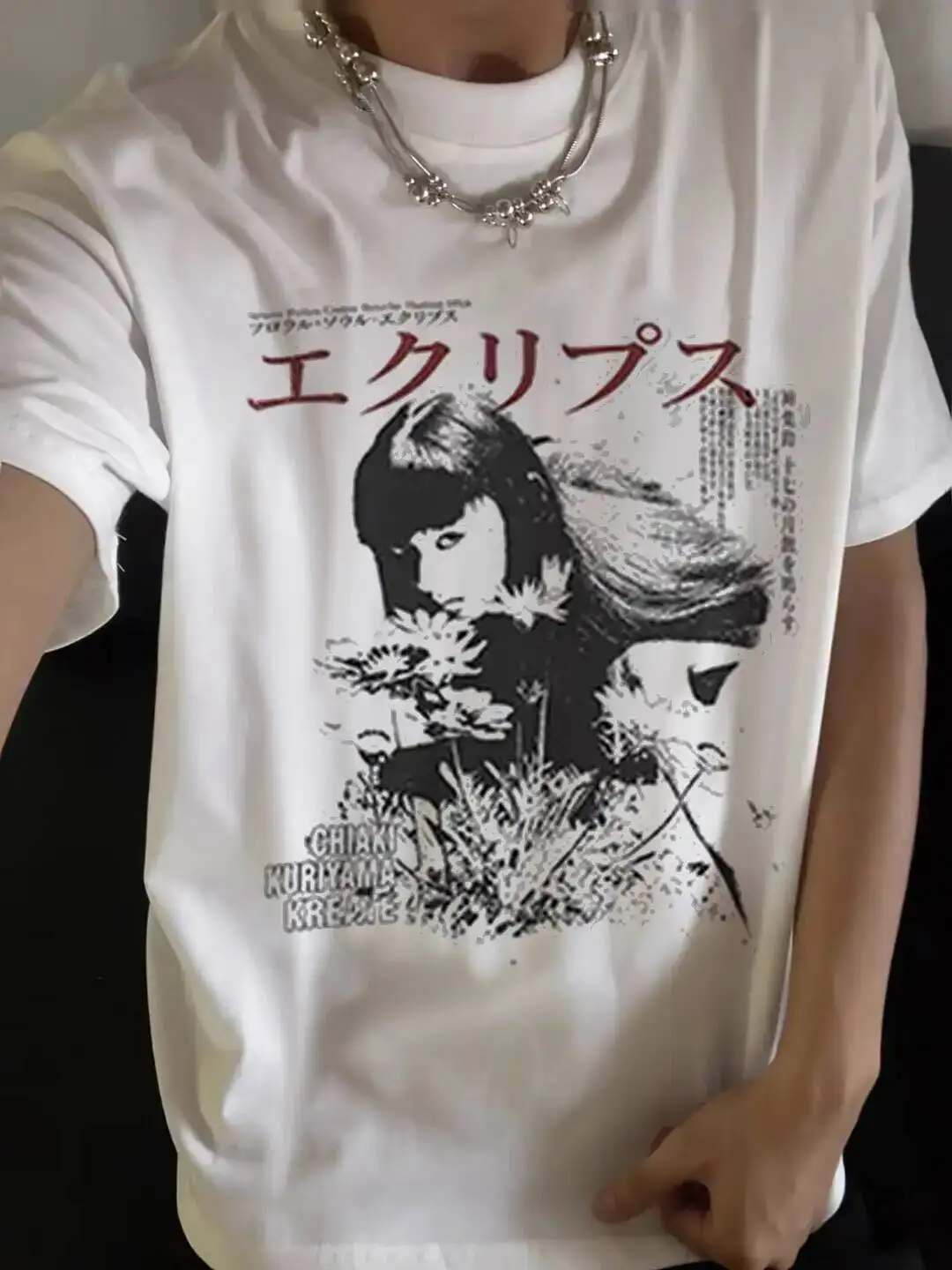 Unisex Short Sleeve T-shirt Vintage Gothic Punk Cartoon Print Cotton T-Shirts High Street Hip Hop Loose Couple Tops Oversized
Unisex Short Sleeve T-shirt Vintage Gothic Punk Cartoon Print Cotton T-Shirts High Street Hip Hop Loose Couple Tops Oversized