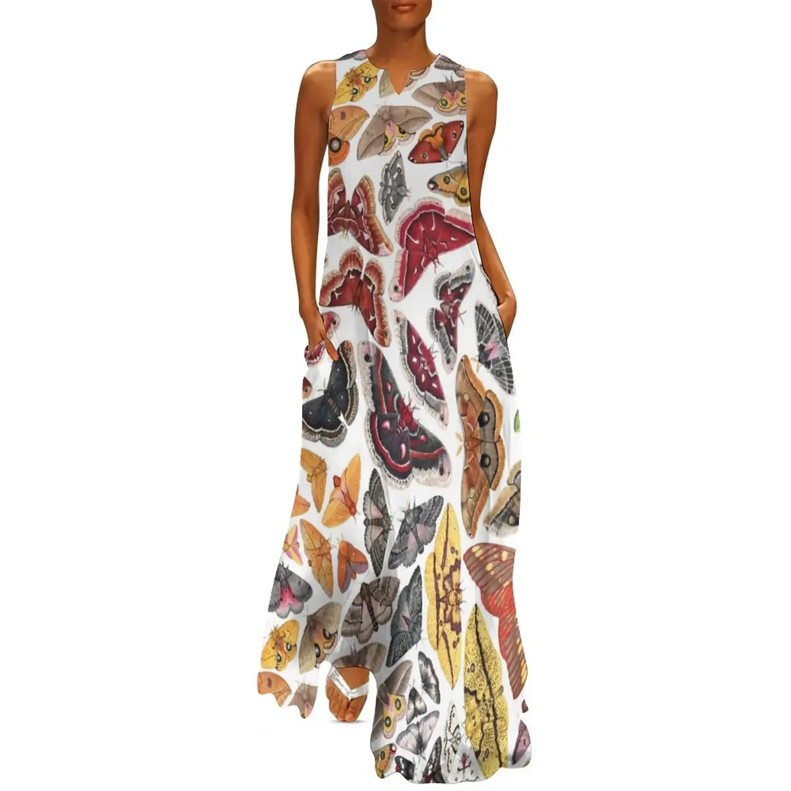 Saturniid Moths of North America Pattern Long Dress Woman fashion fairy dress wedding dresses for parties Dress
Saturniid Moths of North America Pattern Long Dress Woman fashion fairy dress wedding dresses for parties Dress