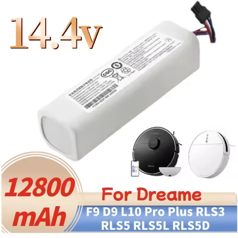 14.4V 9800mAh Li-Ion Replacement Battery for Dreame D9 F9 L10, D9 Pro, D9 MAX, D10 Plus, D10s, L10s Ultra Series Vacuum Cleaner.
14.4V 9800mAh Li-Ion Replacement Battery for Dreame D9 F9 L10, D9 Pro, D9 MAX, D10 Plus, D10s, L10s Ultra Series Vacuum Cleaner.