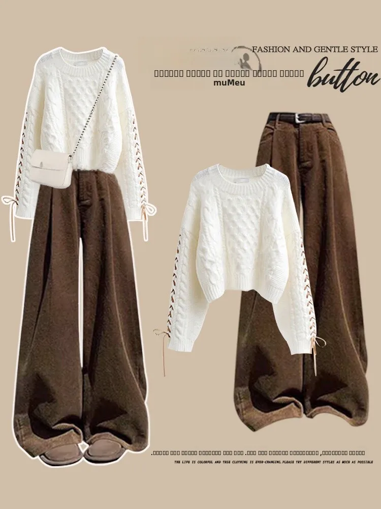 Большой размер, осенне-зимний антивозрастной женский вязаный свитер и повседневные брюки, винтажный комплект для похудения, длинный све, круглый Ne
Большой размер, осенне-зимний антивозрастной женский вязаный свитер и повседневные брюки, винтажный комплект для похудения, длинный све, круглый Ne