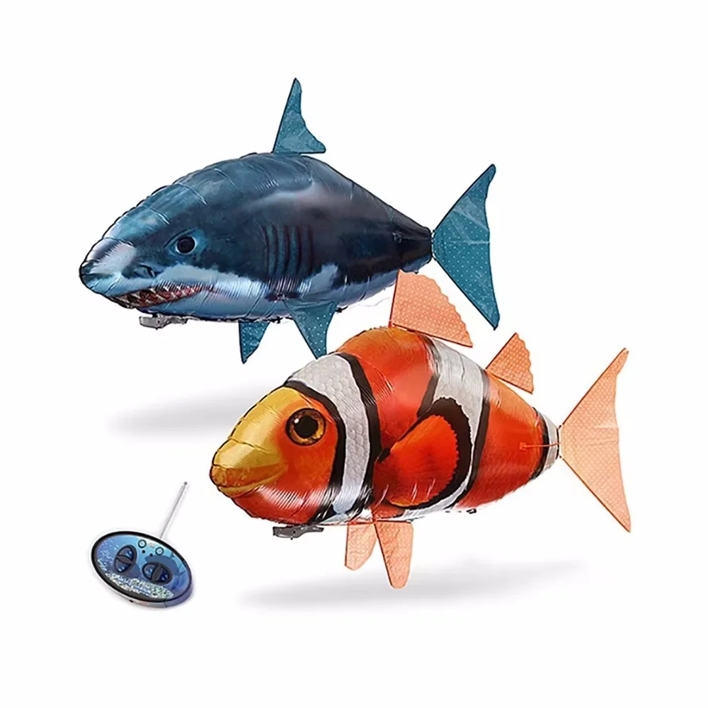 Remote Control Shark Toys Swimming Fish RC Animal Toy Infrared RC Fly Air Balloons Clown Fish Toy Gifts Party Decoration Balloon
Remote Control Shark Toys Swimming Fish RC Animal Toy Infrared RC Fly Air Balloons Clown Fish Toy Gifts Party Decoration Balloon