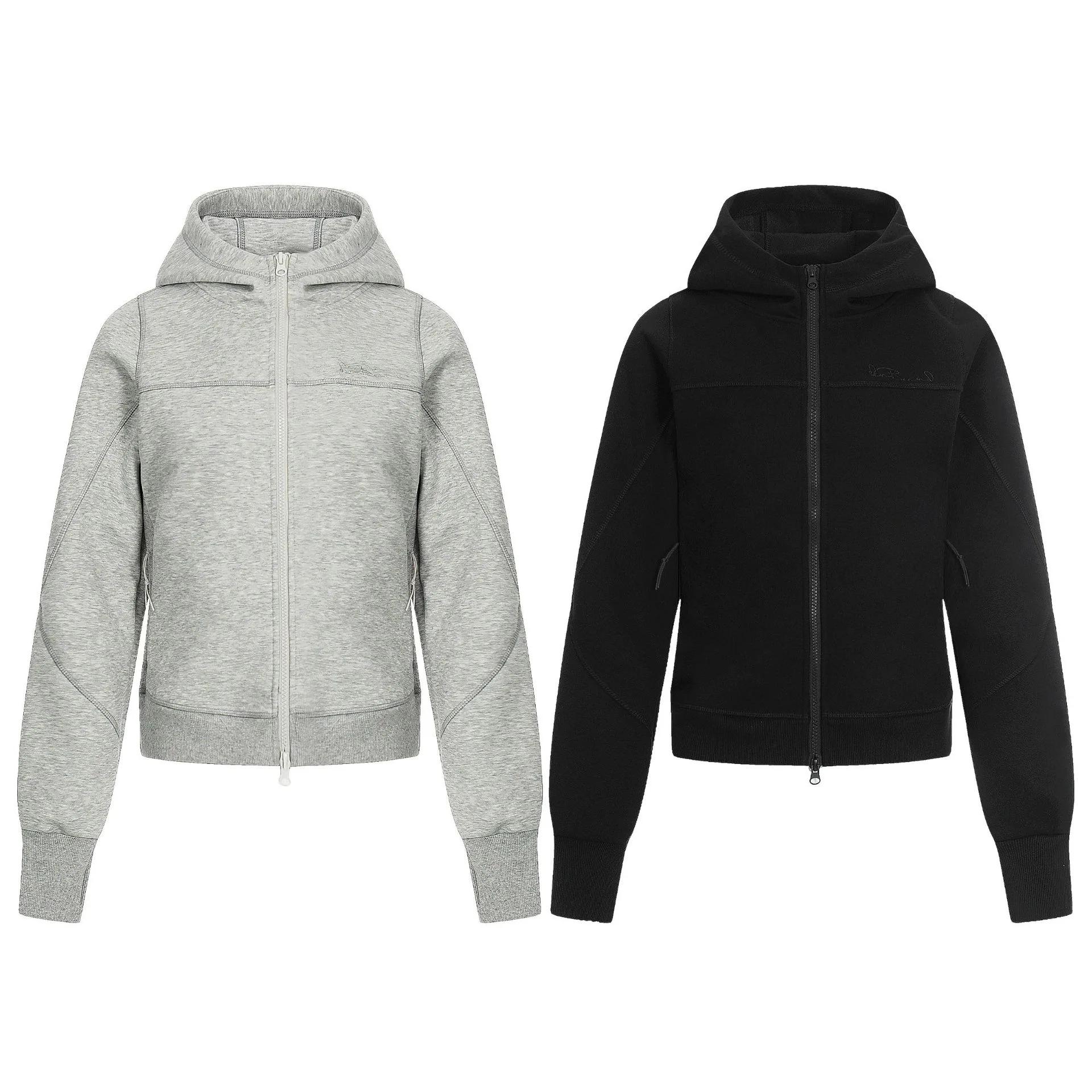 American Retro Hoodie Women's Air Layer Double Zipper Design Slimming ort Wide Jaet Casual Comfortable Polyester Sweatirt
American Retro Hoodie Women's Air Layer Double Zipper Design Slimming ort Wide Jaet Casual Comfortable Polyester Sweatirt